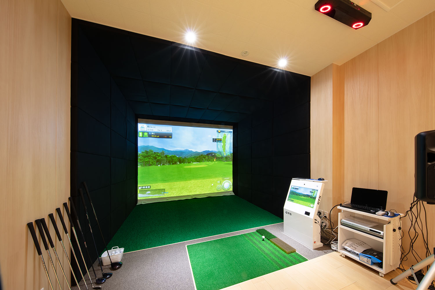 GTS導入事例！徳島県の個人宅様に『GTSゴルフシミュレーター』を設置致しました。